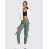 imageCRZ YOGA Butterlift Girls Joggers with Pockets  Athletic Active Casual Lounge Running Pants for Kids Teen SoftGrey Sage