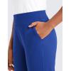 imageCRZ YOGA Butterlift Girls Joggers with Pockets  Athletic Active Casual Lounge Running Pants for Kids Teen SoftWaves Blue