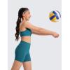 imageCRZ YOGA Butterluxe Girls Sports Bra  Spaghetti Strap Y Back Racerback for Teens Kids Training Yoga Comfort Crop TopBorealis Green