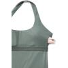 imageCRZ YOGA Butterluxe Halter Backless Athletic Rompers for Women Workout Bodycon One Piece Shorts Jumpsuit with PadsGrey Sage