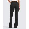 imageCRZ YOGA Butterluxe High Waist Mini Flared Leggings for Women 30quot315quot33  Bootcut Yoga Pants with Pocket Casual LoungeBlack