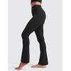 imageCRZ YOGA Butterluxe High Waist Mini Flared Leggings for Women 30quot315quot33  Bootcut Yoga Pants with Pocket Casual LoungeBlack