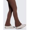 imageCRZ YOGA Butterluxe High Waist Mini Flared Leggings for Women 30quot315quot33  Bootcut Yoga Pants with Pocket Casual LoungeCoffee Brown