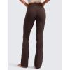imageCRZ YOGA Butterluxe High Waist Mini Flared Leggings for Women 30quot315quot33  Bootcut Yoga Pants with Pocket Casual LoungeHot Fudge Brown