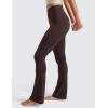 imageCRZ YOGA Butterluxe High Waist Mini Flared Leggings for Women 30quot315quot33  Bootcut Yoga Pants with Pocket Casual LoungeHot Fudge Brown