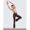 imageCRZ YOGA Butterluxe High Waist Mini Flared Leggings for Women 30quot315quot33  Bootcut Yoga Pants with Pocket Casual LoungeHot Fudge Brown
