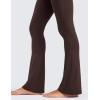 imageCRZ YOGA Butterluxe High Waist Mini Flared Leggings for Women 30quot315quot33  Bootcut Yoga Pants with Pocket Casual LoungeHot Fudge Brown