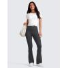 imageCRZ YOGA Butterluxe High Waist Mini Flared Leggings for Women 30quot315quot33  Bootcut Yoga Pants with Pocket Casual LoungeMysterious Grey