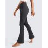 imageCRZ YOGA Butterluxe High Waist Mini Flared Leggings for Women 30quot315quot33  Bootcut Yoga Pants with Pocket Casual LoungeMysterious Grey