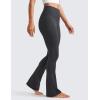imageCRZ YOGA Butterluxe High Waist Mini Flared Leggings for Women 30quot315quot33  Bootcut Yoga Pants with Pocket Casual LoungeMysterious Grey