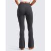 imageCRZ YOGA Butterluxe High Waist Mini Flared Leggings for Women 30quot315quot33  Bootcut Yoga Pants with Pocket Casual LoungeMysterious Grey