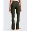 imageCRZ YOGA Butterluxe High Waist Mini Flared Leggings for Women 30quot315quot33  Bootcut Yoga Pants with Pocket Casual LoungeOlive Green