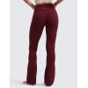 imageCRZ YOGA Butterluxe High Waist Mini Flared Leggings for Women 30quot315quot33  Bootcut Yoga Pants with Pocket Casual LoungeRed Merlot
