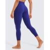 imageCRZ YOGA Butterluxe High Waisted Capris Workout Leggings for Women 23  Lounge Buttery Soft Yoga PantsLarkspur Blue