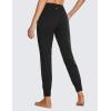 imageCRZ YOGA Butterluxe High Waisted Joggers for Women 27quot  Buttery Soft Yoga Lounge Workout Leggings Pants with PocketsBlack