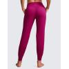 imageCRZ YOGA Butterluxe High Waisted Joggers for Women 27quot  Buttery Soft Yoga Lounge Workout Leggings Pants with PocketsMagenta Purple