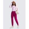 imageCRZ YOGA Butterluxe High Waisted Joggers for Women 27quot  Buttery Soft Yoga Lounge Workout Leggings Pants with PocketsMagenta Purple