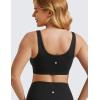 imageCRZ YOGA Butterluxe Maternity Nursing Bras for Women Crossover Wireless Sleep Breastfeeding Lounge Pregnancy Bralette ComfyBlack