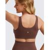imageCRZ YOGA Butterluxe Maternity Nursing Bras for Women Crossover Wireless Sleep Breastfeeding Lounge Pregnancy Bralette ComfyCoffee Brown