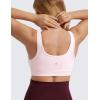 imageCRZ YOGA Butterluxe Maternity Nursing Bras for Women Crossover Wireless Sleep Breastfeeding Lounge Pregnancy Bralette ComfyStrawberry Pink