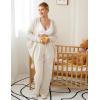 imageCRZ YOGA Butterluxe Maternity Nursing Bras for Women Crossover Wireless Sleep Breastfeeding Lounge Pregnancy Bralette ComfyWhite