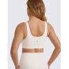imageCRZ YOGA Butterluxe Maternity Nursing Bras for Women Crossover Wireless Sleep Breastfeeding Lounge Pregnancy Bralette ComfyWhite Apricot