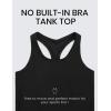 imageCRZ YOGA Butterluxe Scoop Neck Yoga Tank Racerback Workout Sleeveless Tops for Women Crop Athletic Tight Casual ShirtsBlack