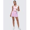imageCRZ YOGA Butterluxe Scoop Neck Yoga Tank Racerback Workout Sleeveless Tops for Women Crop Athletic Tight Casual ShirtsPink Peony