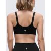 imageCRZ YOGA Butterluxe Soft Double Lined Sports Bras for Women Scoop Neck Adjustable Straps Yoga Crop Top Lounge Cami Non PaddedBlack