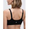 imageCRZ YOGA Butterluxe Soft Double Lined Sports Bras for Women Scoop Neck Adjustable Straps Yoga Crop Top Lounge Cami Non PaddedBlack