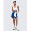 imageCRZ YOGA Butterluxe Soft Double Lined Sports Bras for Women Scoop Neck Adjustable Straps Yoga Crop Top Lounge Cami Non PaddedWhite