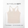 imageCRZ YOGA Butterluxe Soft Double Lined V Neck Camisole Tops for Women Casual Racerback Yoga Tight Sleeveless ShirtsMojave Tan