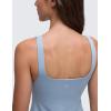 imageCRZ YOGA Butterluxe Square Neck Tennis Dresses for Women A line Mini Casual Travel Holiday Summer Outfits with Shelf BraCambric Blue