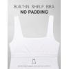 imageCRZ YOGA Butterluxe Square Neck Tennis Dresses for Women A line Mini Casual Travel Holiday Summer Outfits with Shelf BraWhite