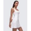 imageCRZ YOGA Butterluxe Square Neck Tennis Dresses for Women A line Mini Casual Travel Holiday Summer Outfits with Shelf BraWhite