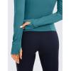 imageCRZ YOGA Butterluxe Womens Cropped Slim Fit Workout Jacket Weightless Track Athletic Full Zip Up Tops with Thumb HolesGreen Jade