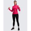 imageCRZ YOGA Butterluxe Womens Full Zip Workout Jackets Slim Fit Track Athletic Tops with Thumb HolesViva Magenta