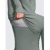 imageCRZ YOGA Butterluxe Womens Hooded Workout Jacket Athletic Running Zip Up with Back Mesh Vent and Thumb HolesGrey Sage