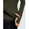 imageCRZ YOGA Butterluxe Womens Hooded Workout Jacket Athletic Running Zip Up with Back Mesh Vent and Thumb HolesOlive Green