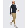 imageCRZ YOGA Butterluxe Womens Hooded Workout Jacket Athletic Running Zip Up with Back Mesh Vent and Thumb HolesTrue Navy
