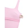 imageCRZ YOGA Butterluxe Womens Square Neck Maternity Tank Tops Ruched Sleeveless Pregnancy Yoga Tee Shirt with Built in BraVita Pink
