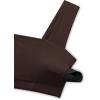 imageCRZ YOGA Butterluxe Womens Square Neck Sports Bras  Supportive Wide Straps Open Back Padded Camisole Yoga Crop TopHot Fudge Brown