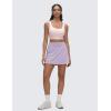 imageCRZ YOGA Butterluxe Womens U Back Sports Bra  Scoop Neck Padded Low Impact Yoga Clothes Workout Crop Top with Built in PadsStrawberry Pink