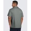 imageCRZ YOGA Cloud Jersey Mens Golf Polo Shirt Midweight Short Sleeve Soft Moisture Wicking Lounge Athletic Casual TShirtsGrey Sage