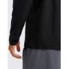 imageCRZ YOGA Cloud Jersey Mens Long Sleeve Shirts Breathable Casual Workout Crewneck TShirts Soft Basic TopsBlack