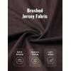 imageCRZ YOGA Cloud Jersey Mens Long Sleeve Shirts Breathable Casual Workout Crewneck TShirts Soft Basic TopsHot Fudge Brown