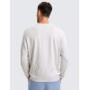 imageCRZ YOGA Cloud Jersey Mens Long Sleeve Shirts Breathable Casual Workout Crewneck TShirts Soft Basic TopsMilky White