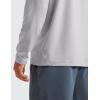 imageCRZ YOGA Cloud Jersey Mens Long Sleeve Shirts Breathable Casual Workout Crewneck TShirts Soft Basic TopsPlatinum Grey