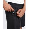 imageCRZ YOGA Cloud Jersey Mens Lounge Lightweight Sweat Shorts  7 Soft Breathable for Casual Workout with PocketsBlack