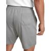 imageCRZ YOGA Cloud Jersey Mens Lounge Lightweight Sweat Shorts  7 Soft Breathable for Casual Workout with PocketsSterling